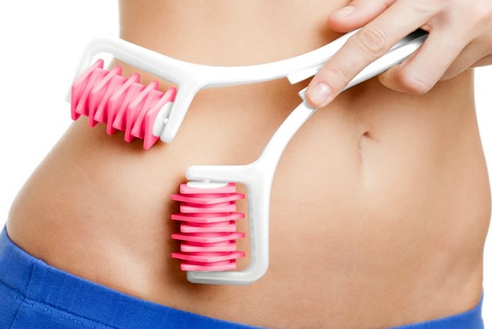 Роликовый самомассаж живота