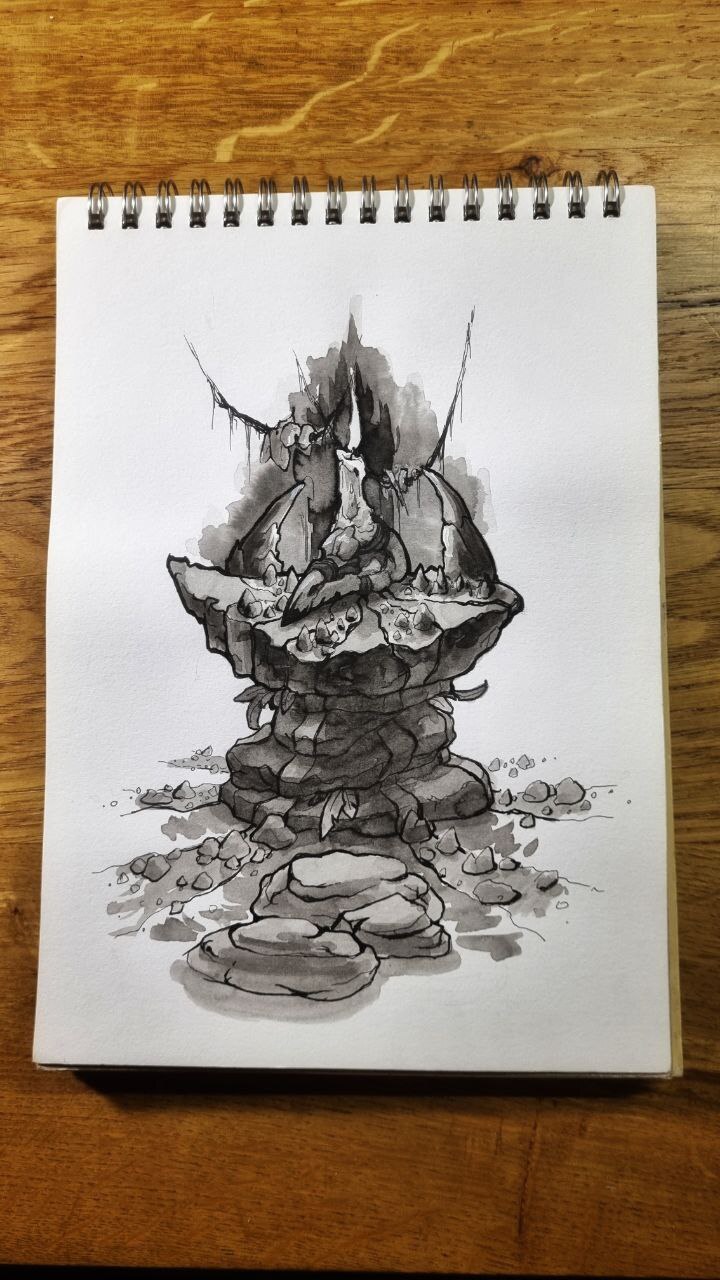 Финальные работы Inktober 2019