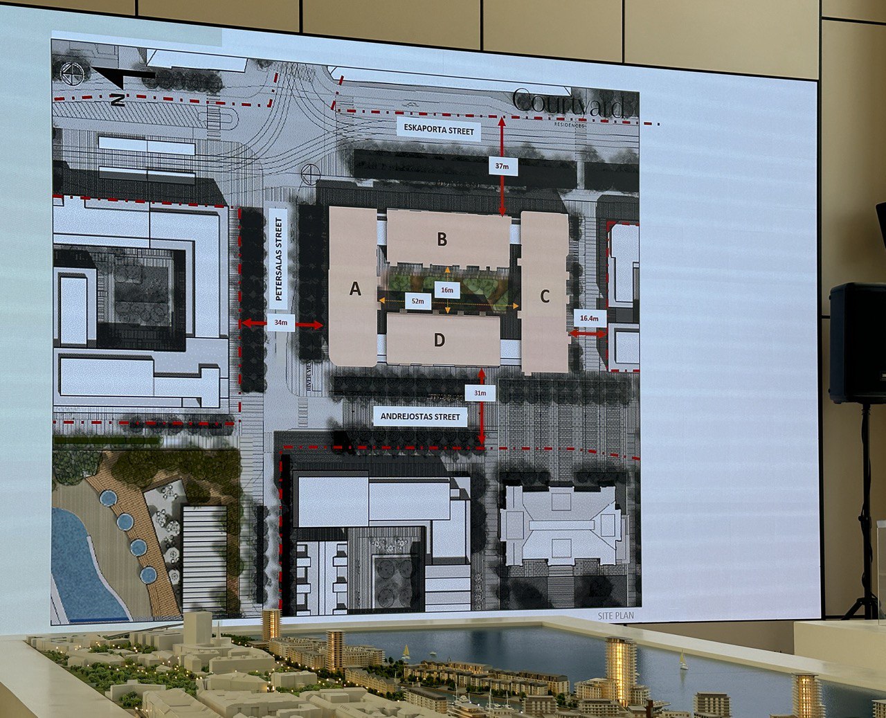 Courtyard Residences Layout