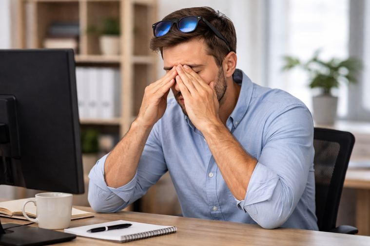 Blue Blocker покрытие для работы за компьютером