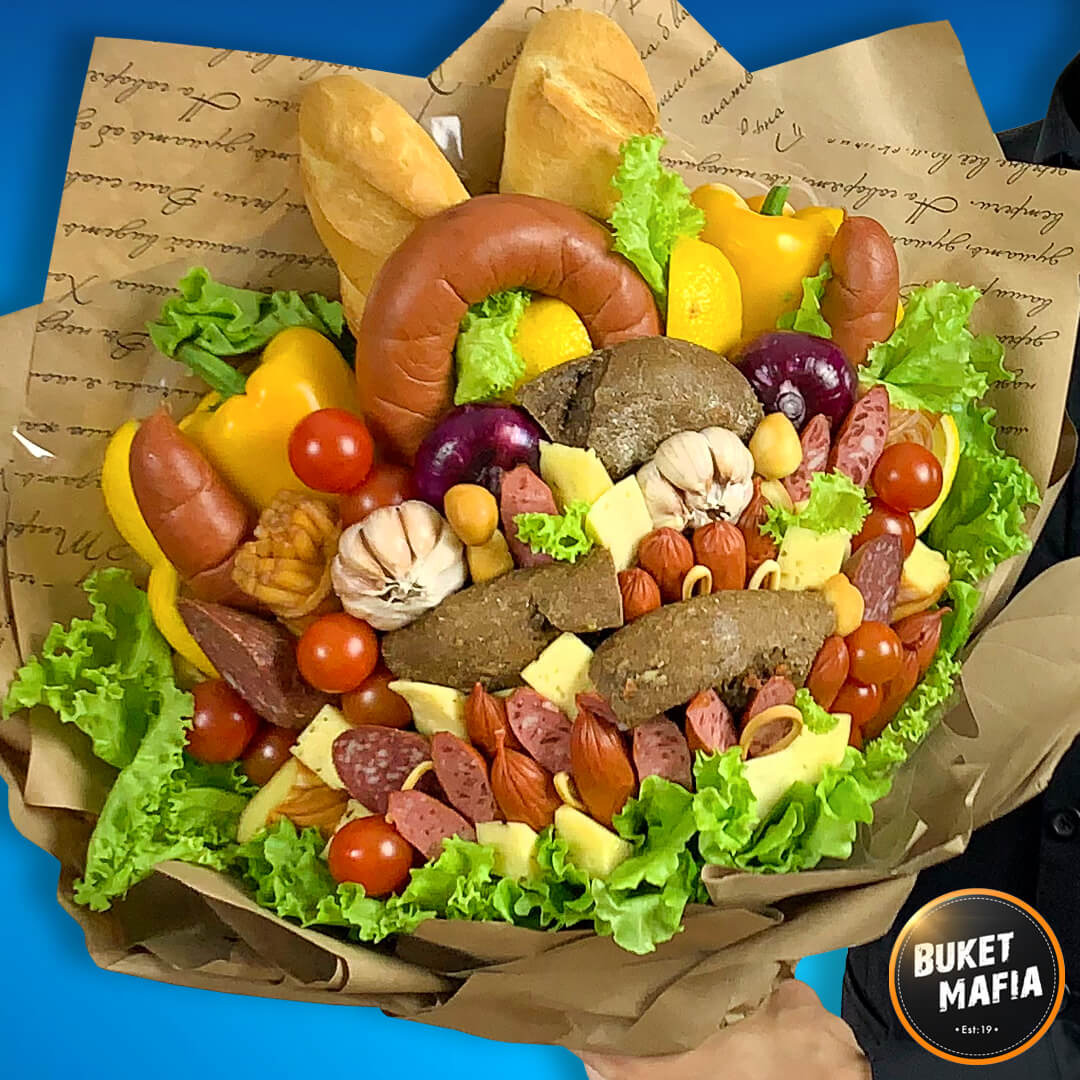 Букеты Из Колбасы Для Мужчин В Москве