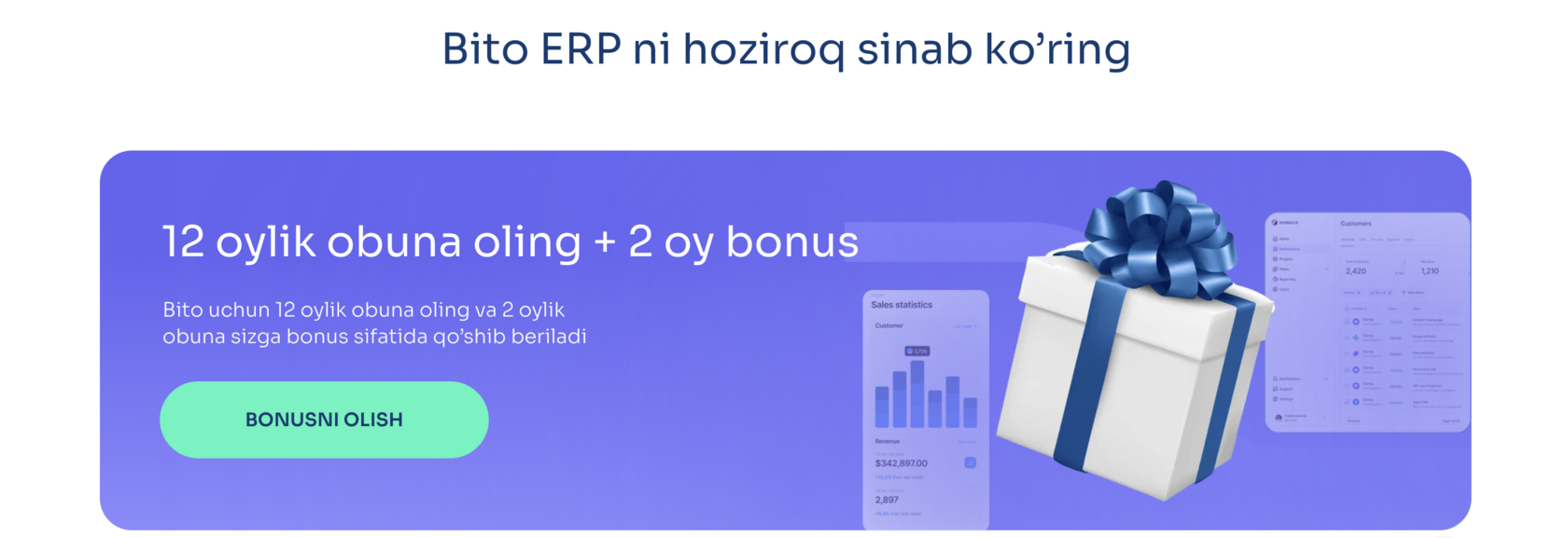bito barqaror ERP tizimi