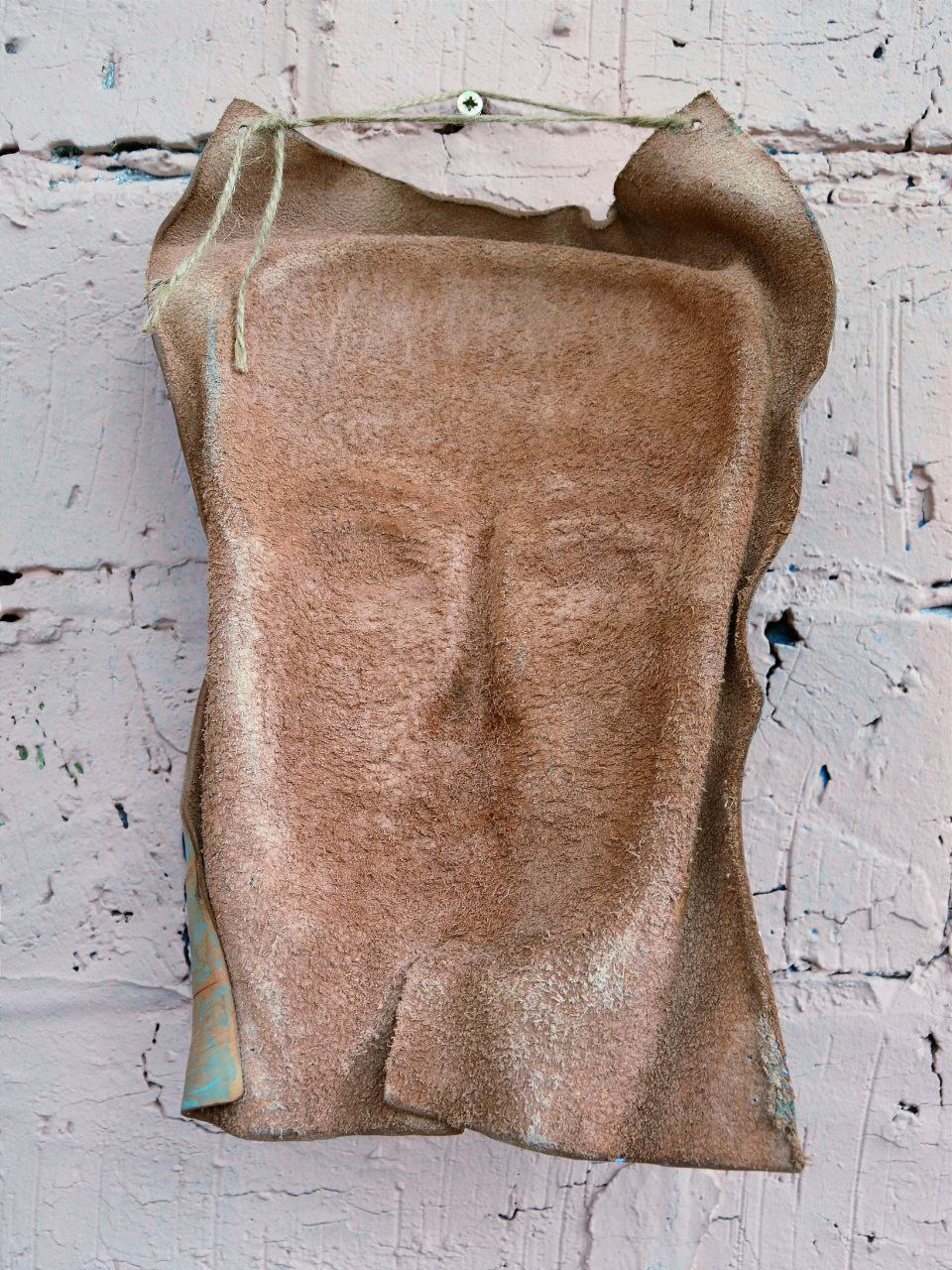 Маска из фактурной кожи настенная А.МузылевЪ &quot;Осколки Сатори&quot;