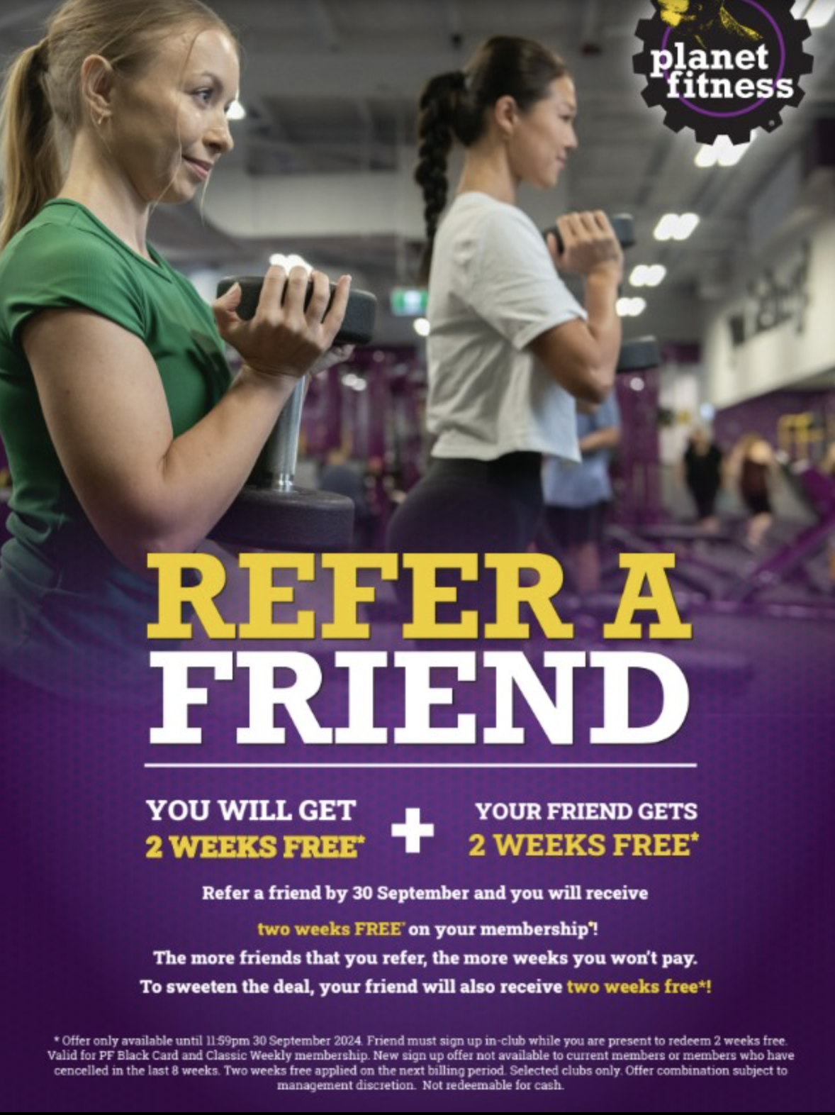 Planet Fitness referral program