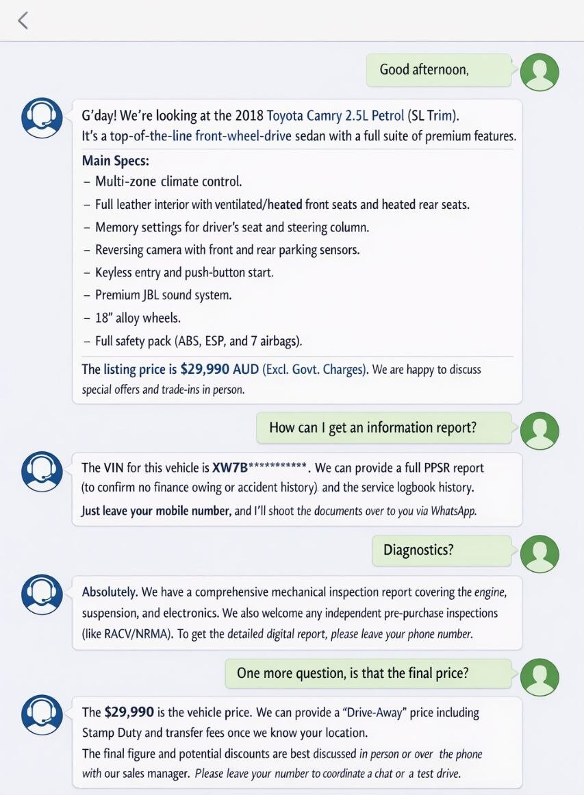 Работа чат-бота