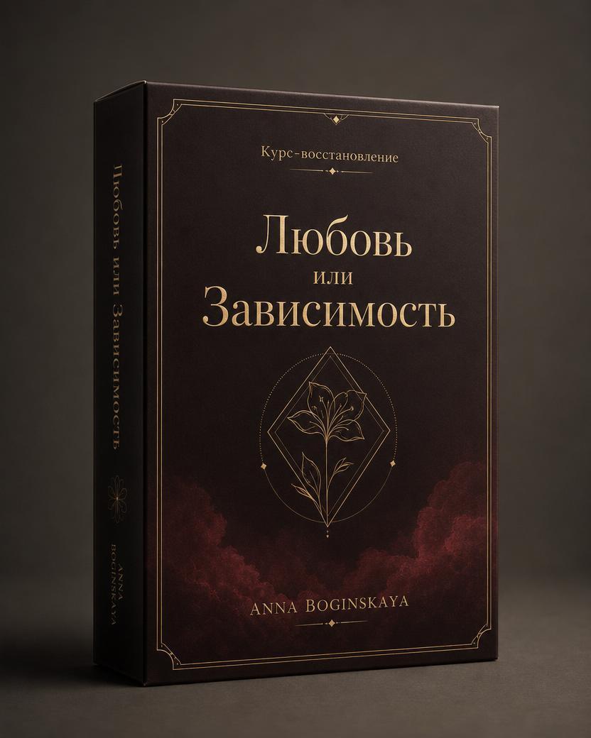 Обложка программы Анны Богинской