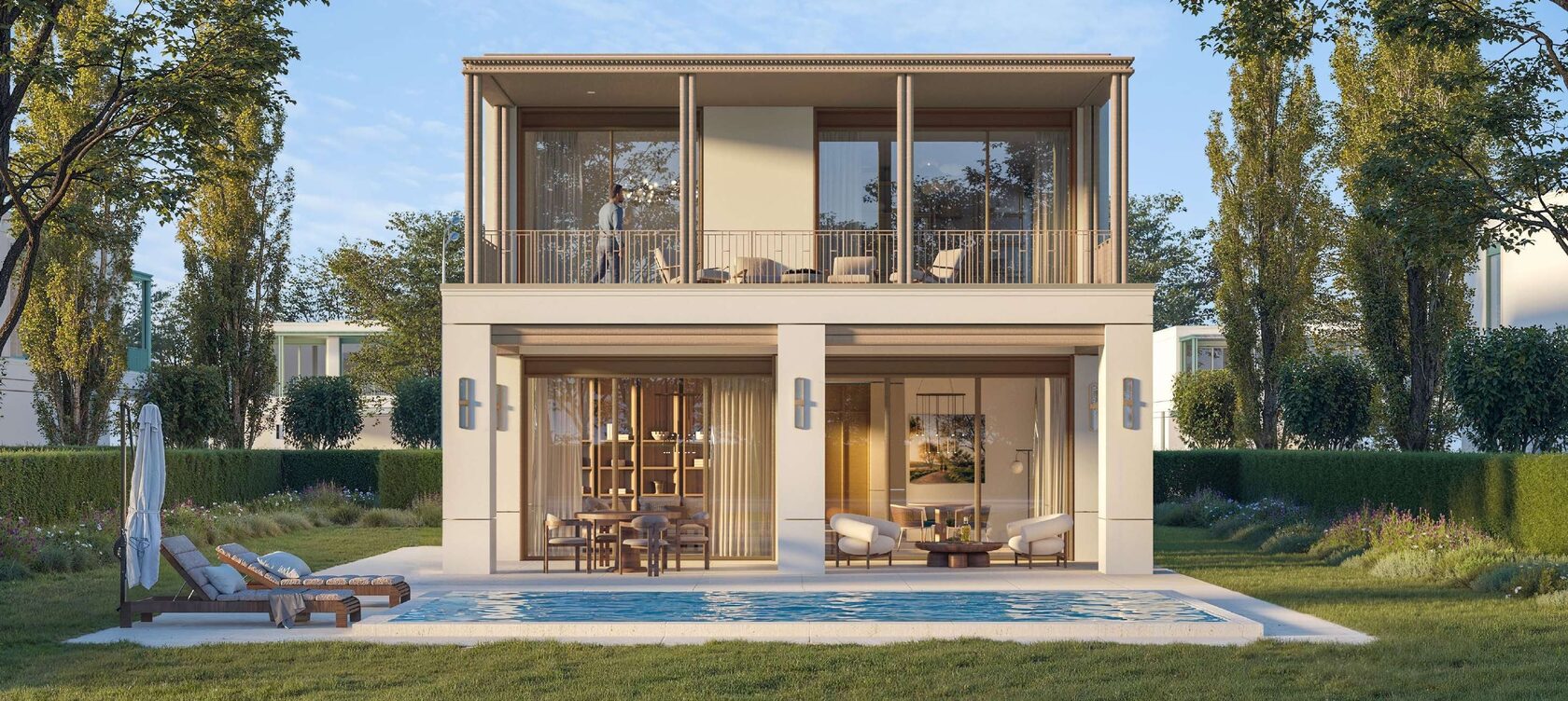 Вилла Willow в проекте Набережная Тбилиси (Tbilisi Waterfront) — визуализация проекта.