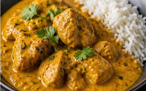 Курица карри с рисом