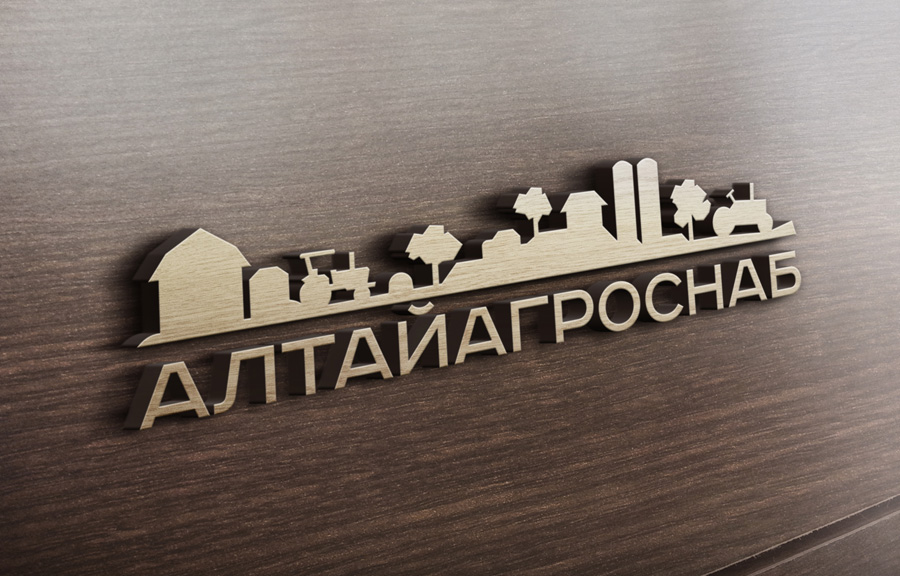 Объемные буквы. Пример использования логотипа