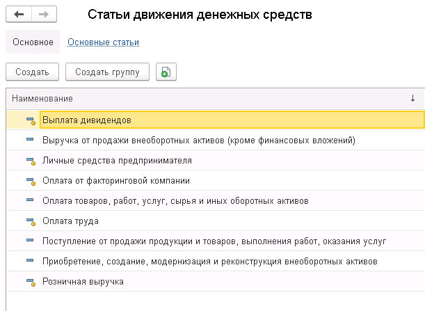 Статья движения