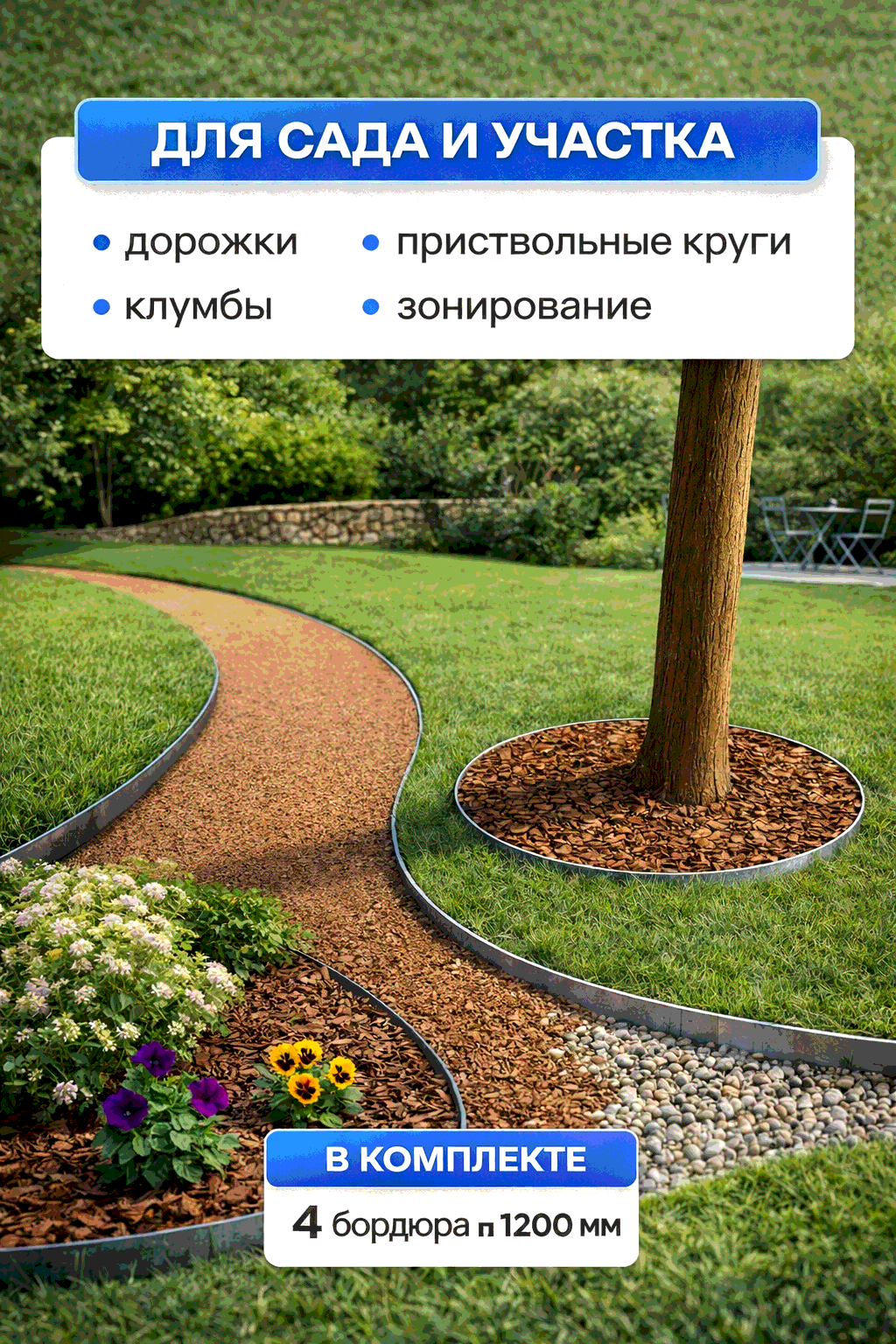 Садовый бордюр фото 3
