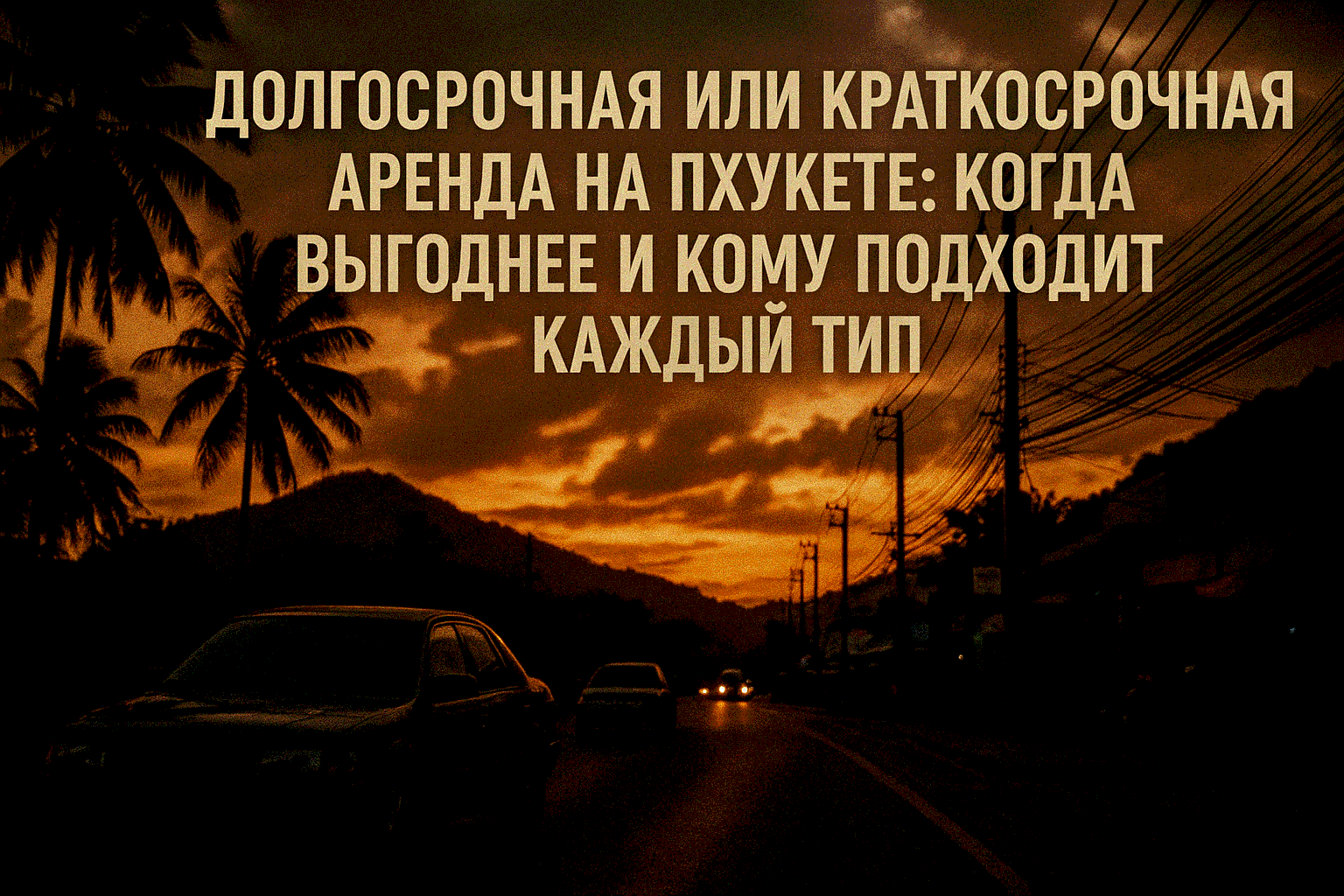 Долгосрочная или краткосрочная аренда на Пхукете в 2025 году: когда выгоднее и кому подходит каждый тип Опубликовано: 10 декабря 2025 Обновлено: 10 декабря 2025 Введение Представьте: один и тот же пентхаус в Банг Тао стоит 45 000 THB в сутки на Новый год…