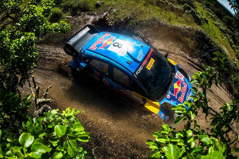 Отт Тянак и Мартин Ярвеоя, Ford Puma Rally1 (YX22 FCD), ралли Сардиния 2023/Фото: Jaanus Ree / Red Bull Content Pool