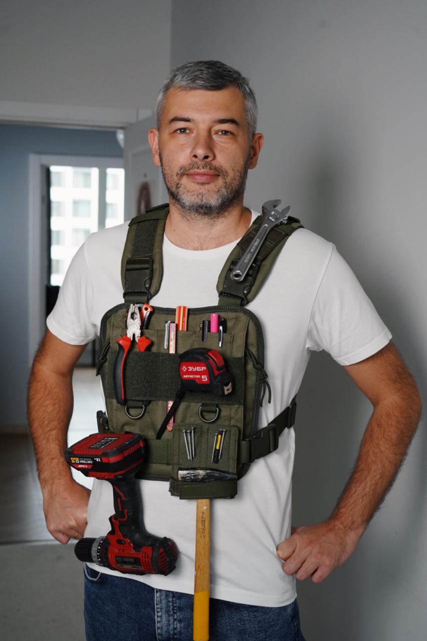 СИЛА жилет-органайзер для инструмента - профессиональный разгрузочный жилет