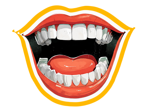 рот с красивой улыбкой