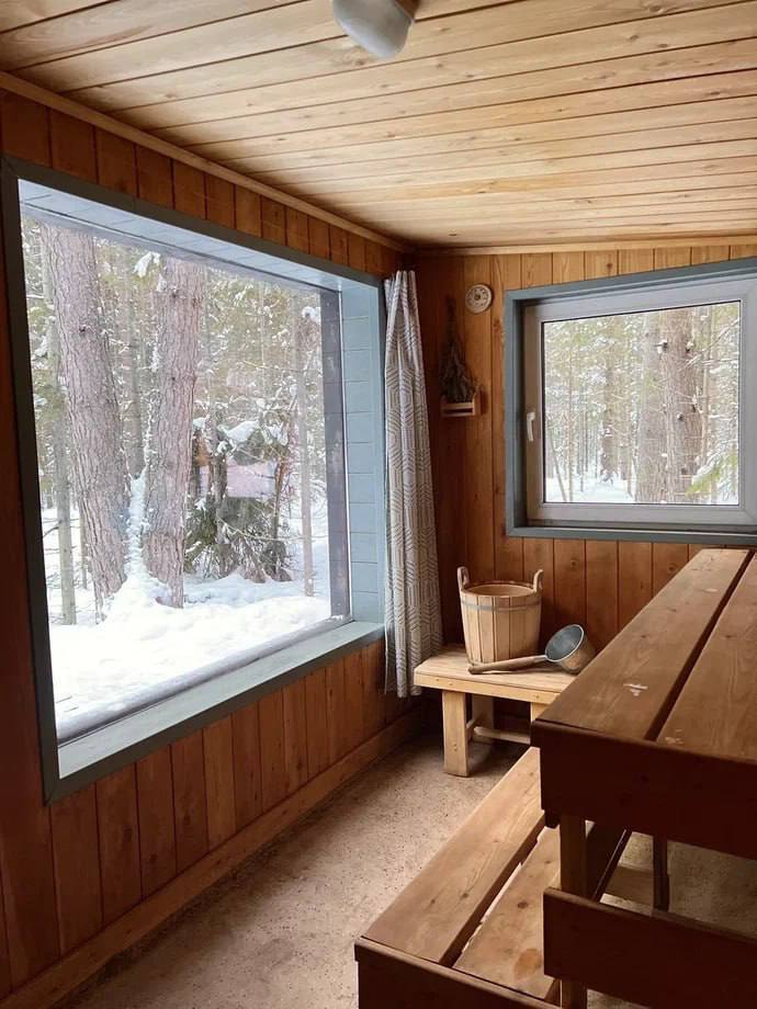 Акция на базе отдыха Тишина — утренняя баня и чай