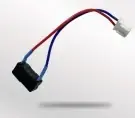 Микропереключатель 2 кабеля белый штекер