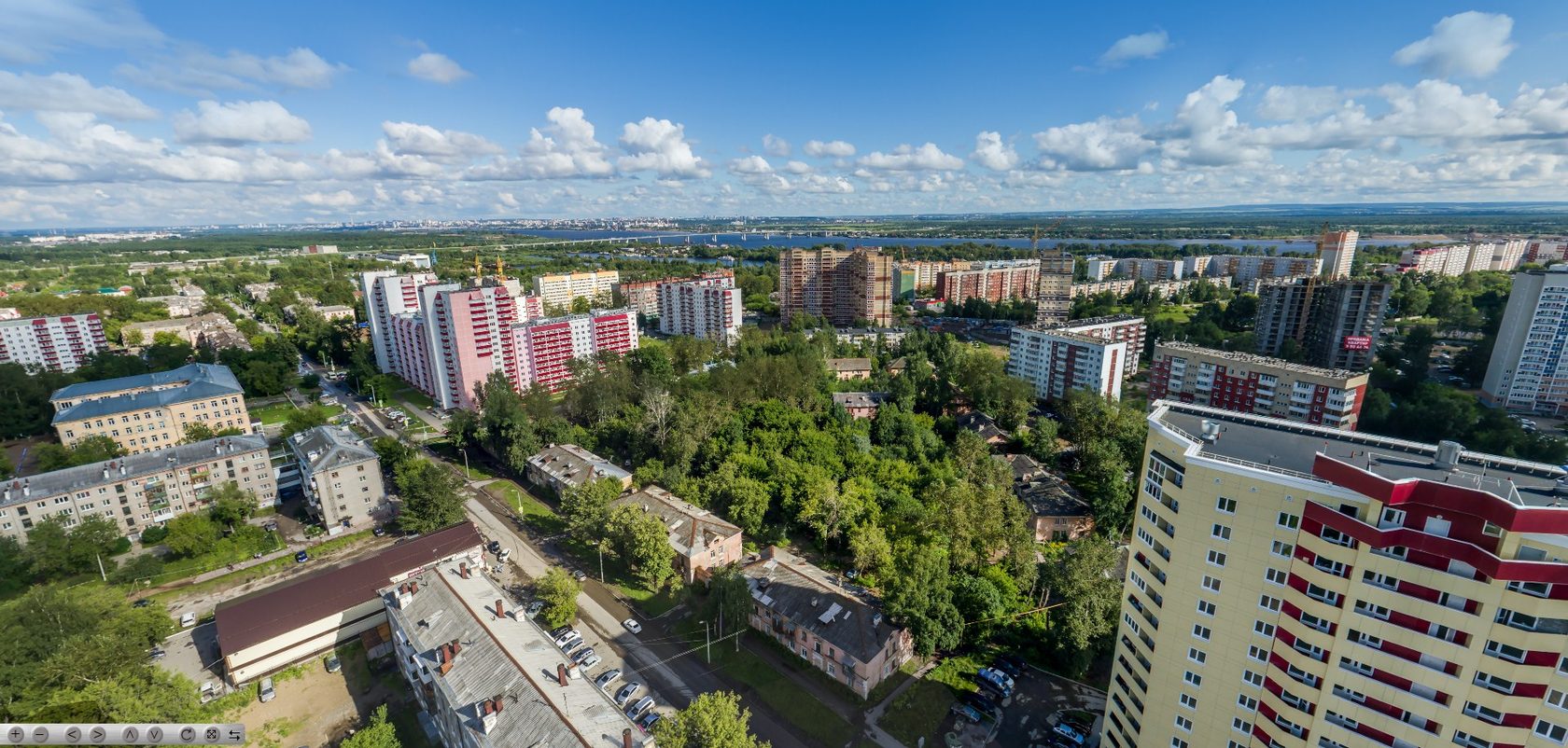 Вид с 10 этажа Москва