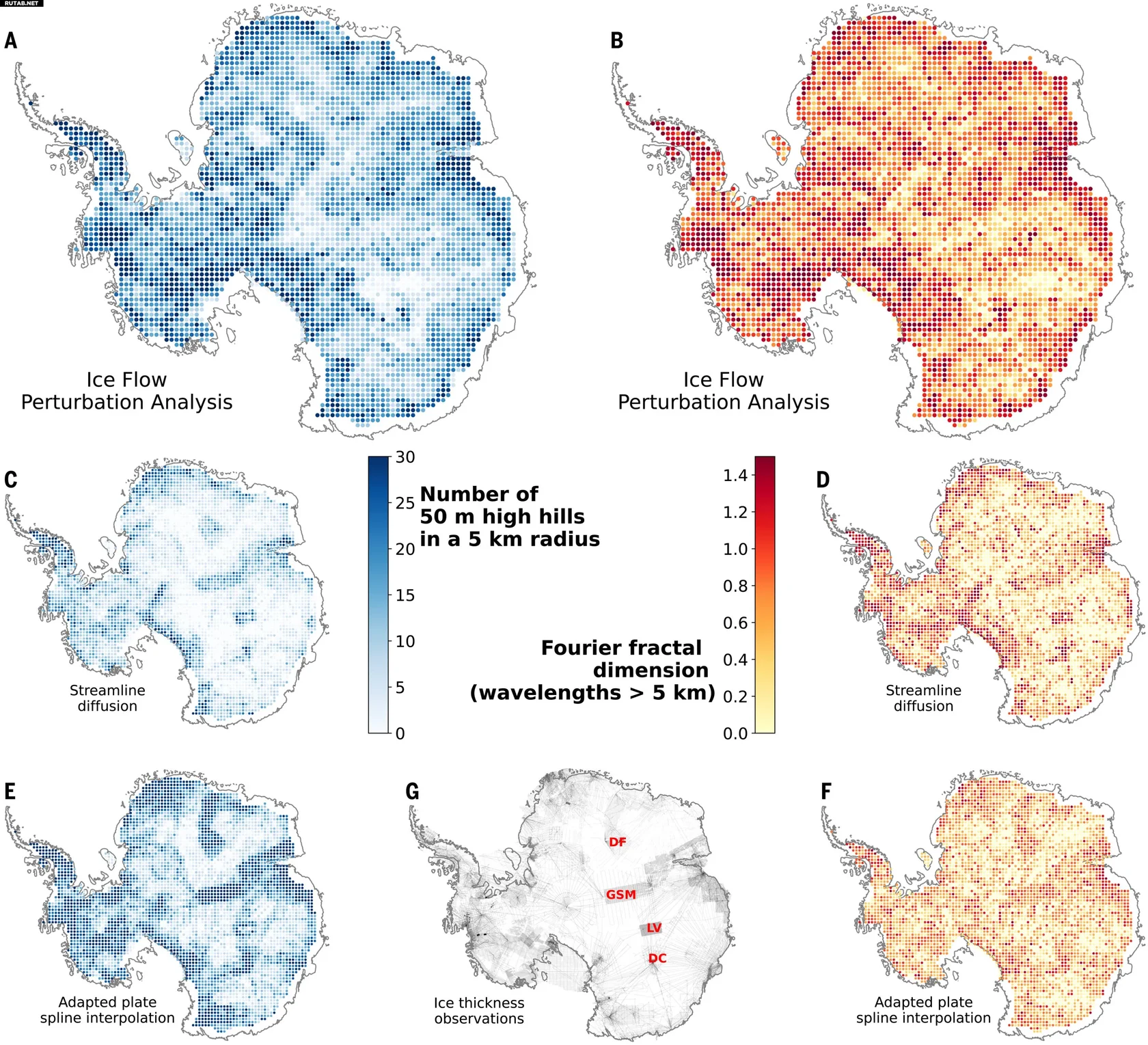 Текстура ложа ледяного щита Антарктиды. Автор: Science (2026). DOI: 10.1126/science.ady2532. 