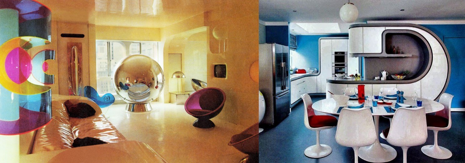 space age interior, 1960s