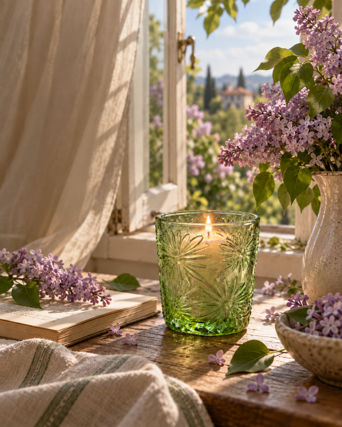 WINDOW LEFT OPEN — свеча AHORA JARDIN