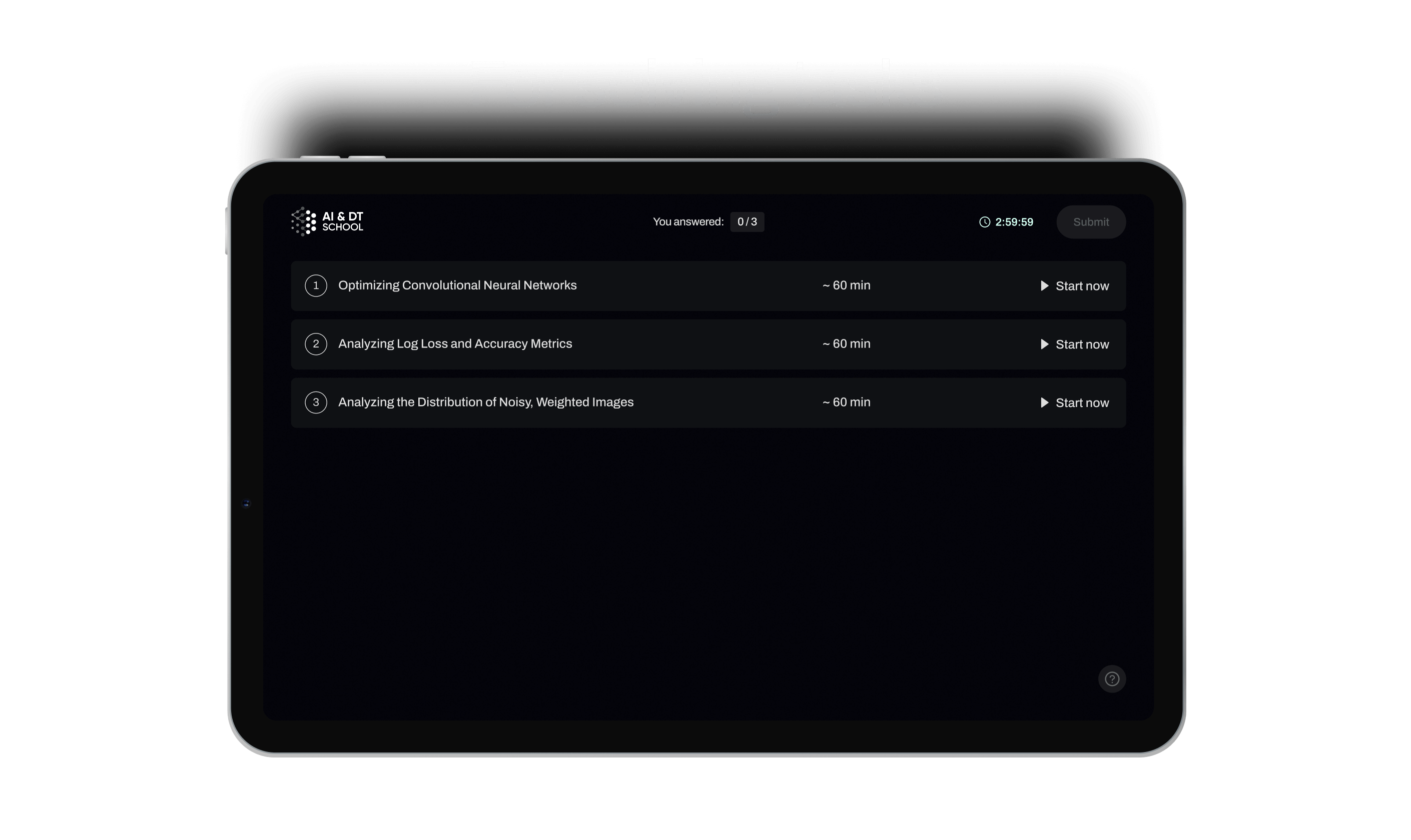 AI&amp;DT Assessment Test by Curves Digital