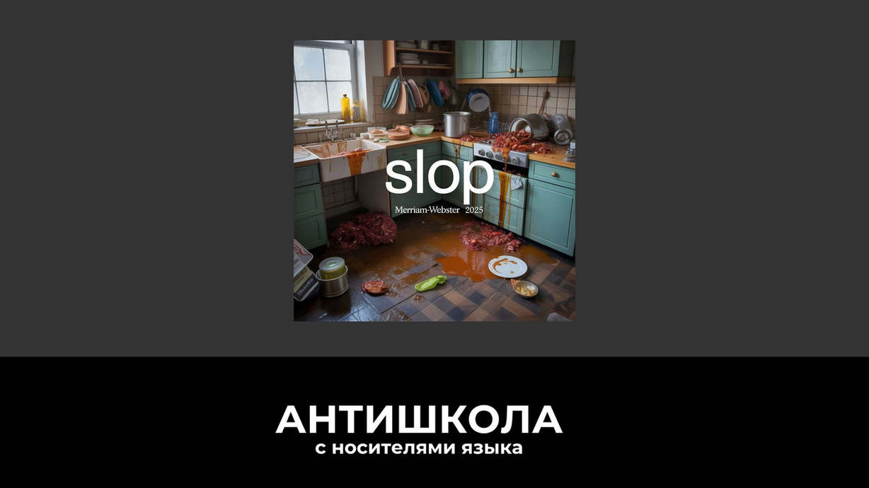 Merriam-Webster назвал слово 2025 года: slop