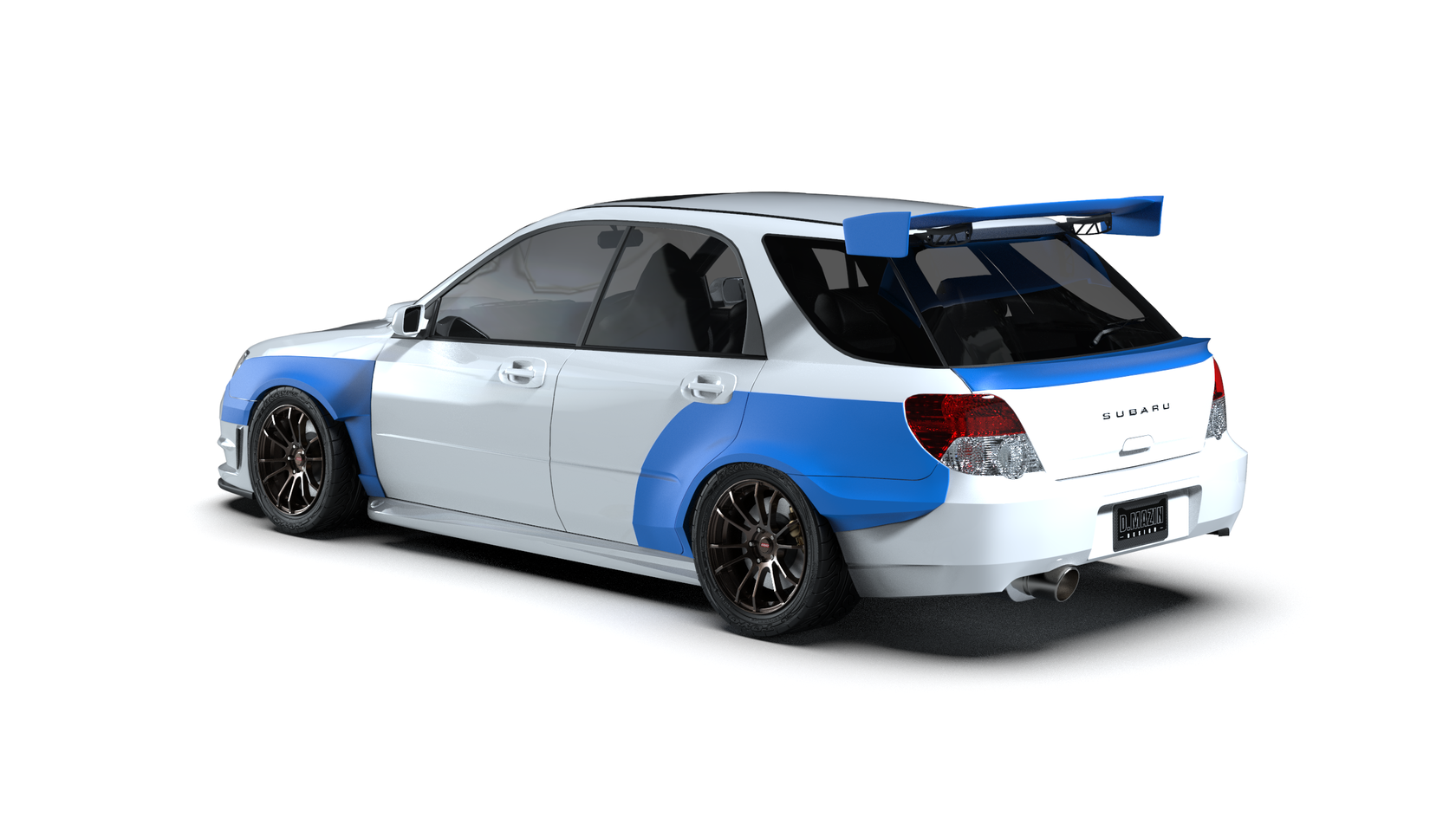 Mid Spoiler Subaru Impreza Wagon 00 07 Mid Spoiler Subaru Impreza Wagon 00 07