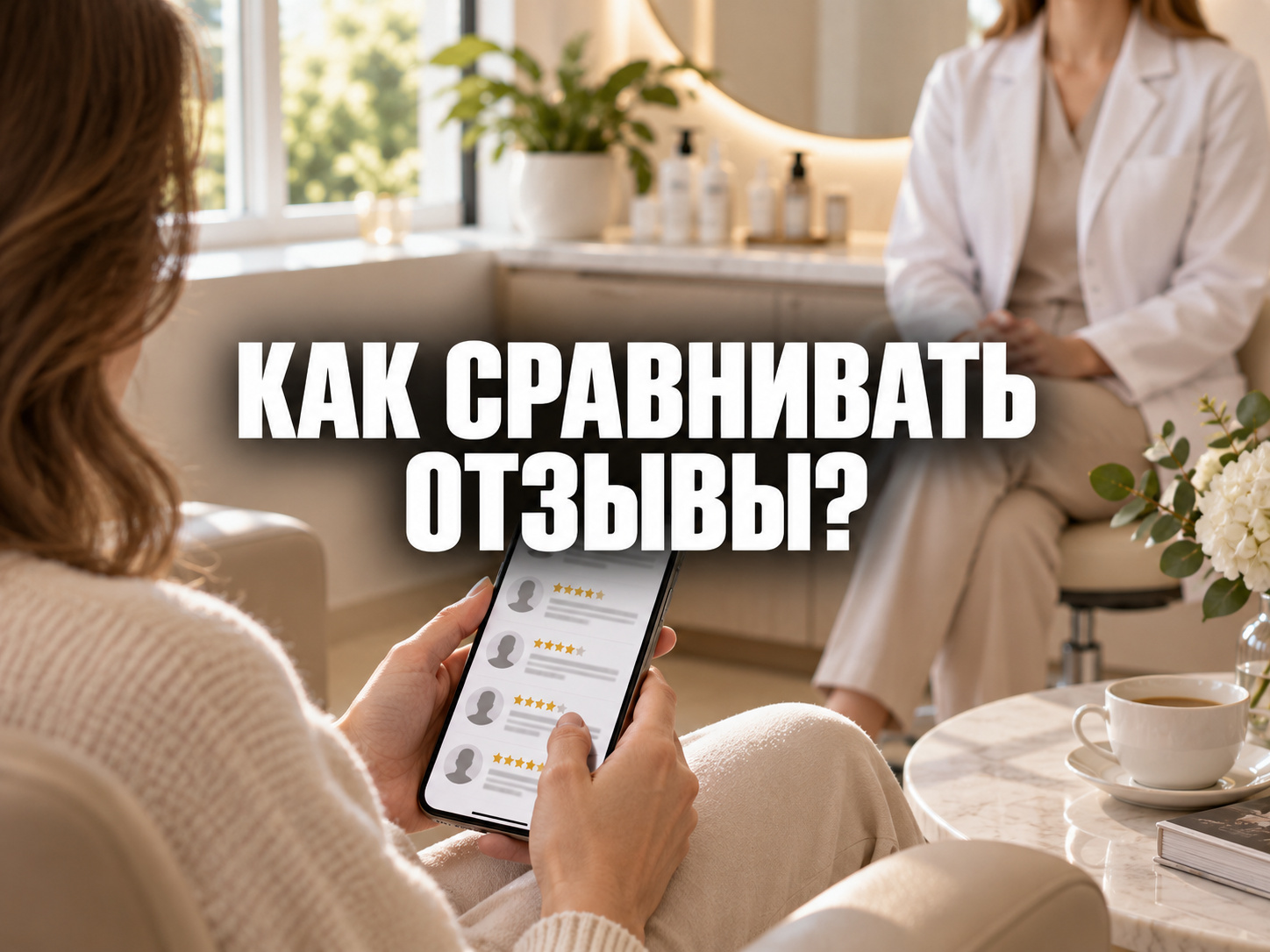 Иллюстрация к статье: Как использовать отзывы при выборе процедуры омоложения лица в Екатеринбурге?