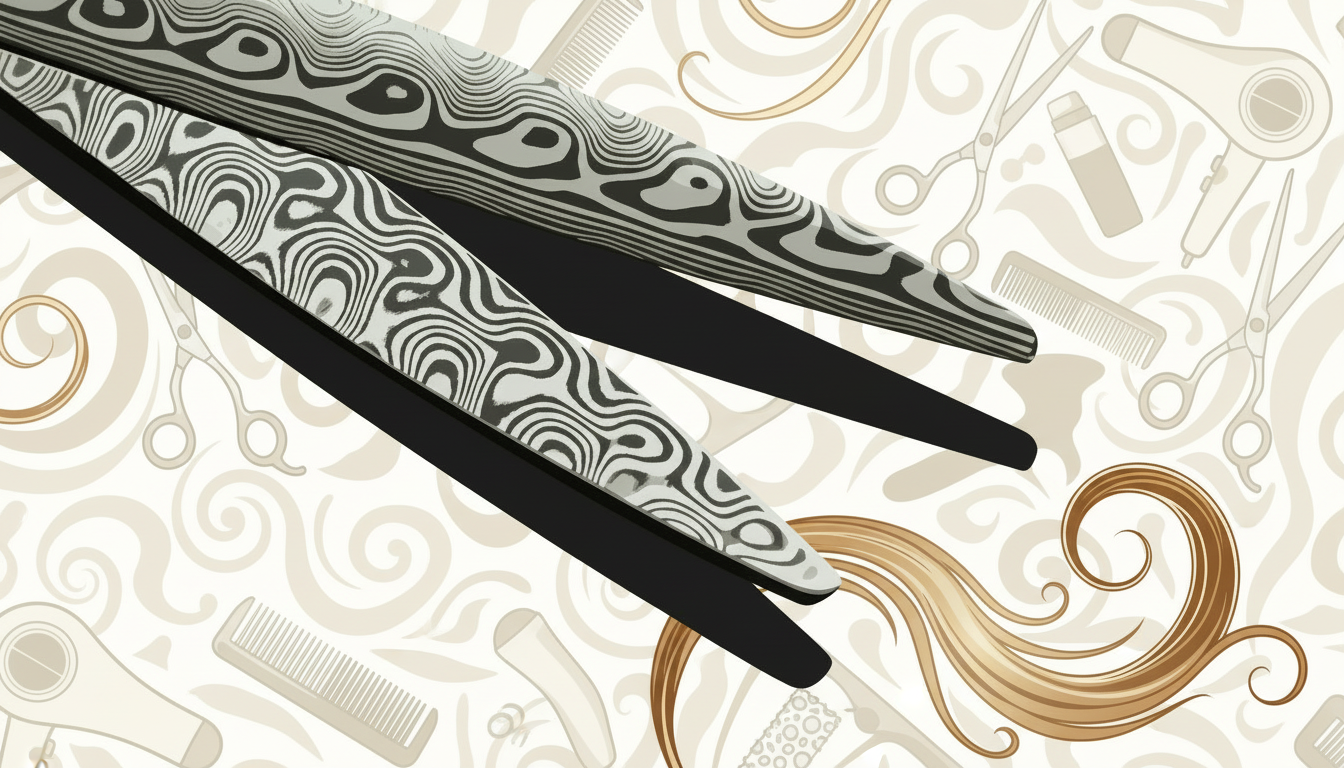 Парикмахерские ножницы Mizuka с саблевидным полотном