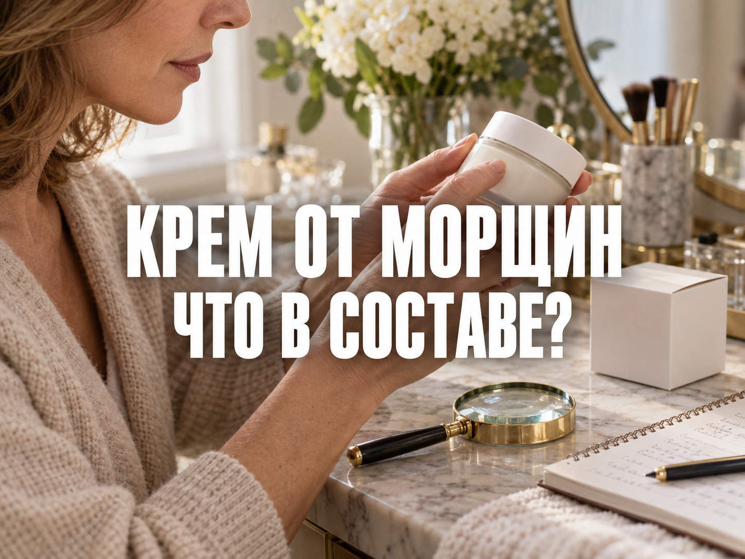 Иллюстрация к статье: Кремы от морщин после 40: что проверить в составе и когда обсудить процедуру в Екатеринбурге?