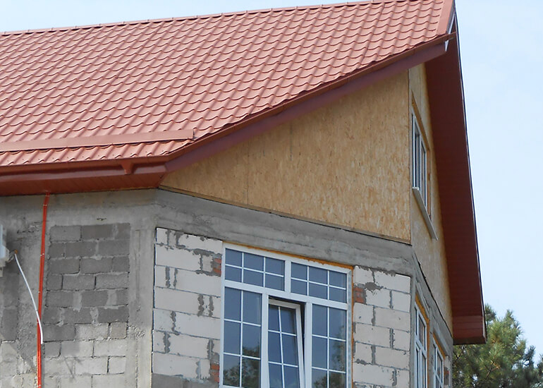 Результат кровельных работ дома в Геленджике 