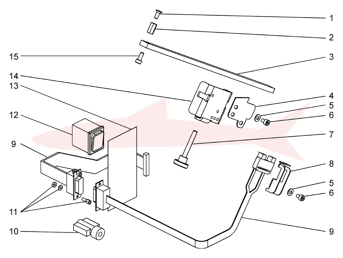 Foldnak 40 EL01 Electronic — схема деталей