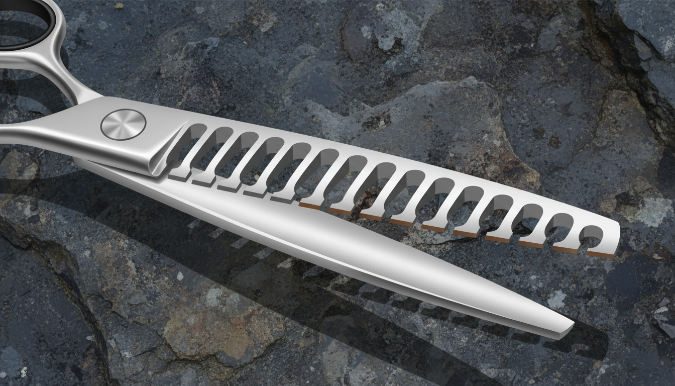 Текстурирующие филировочные парикмахерские ножницы Mizuka.