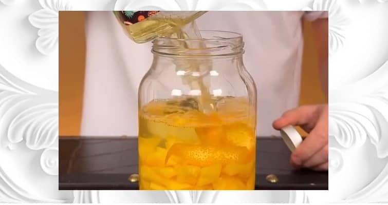 Приготовление настойки на манго с апельсином на джине: шаг 2