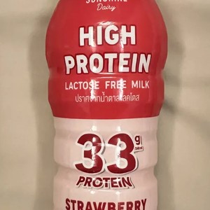 Sunshine Dairy High Protein, клубничная банка