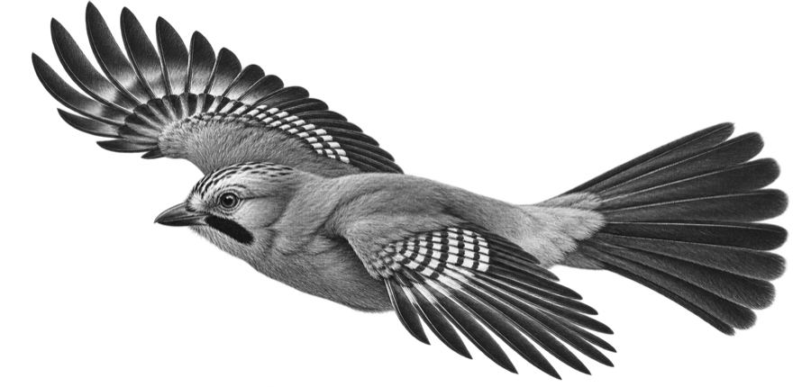 Обыкновенная сойка — Garrulus glandarius