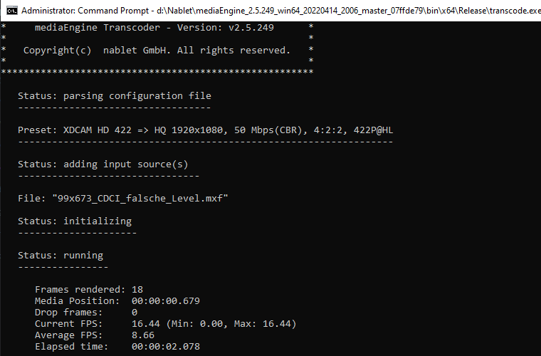 mediaEngine professional video transcoding software nablet GmbH