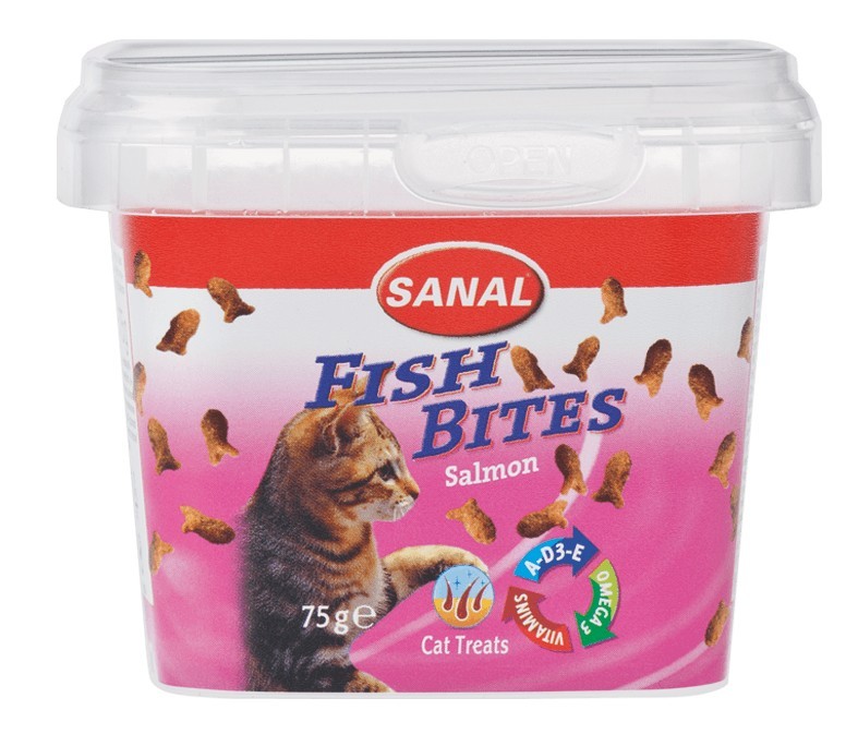 Лакомство Fish Bites с лососем SANAL