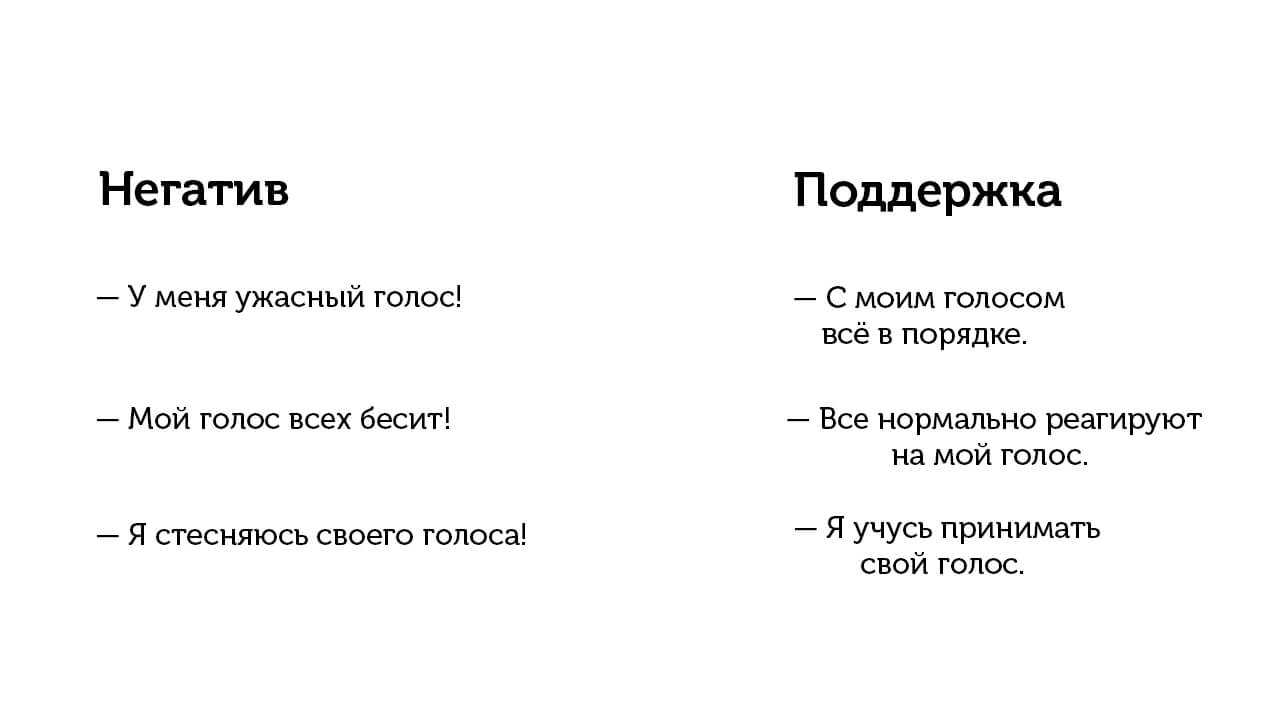 Если вам не нравится свой голос на записи