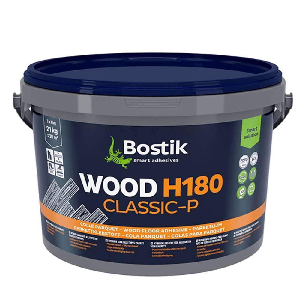 Нанесение MS-клея под паркет ёлкой, Приморский район СПб — ровный гребень, без пустот