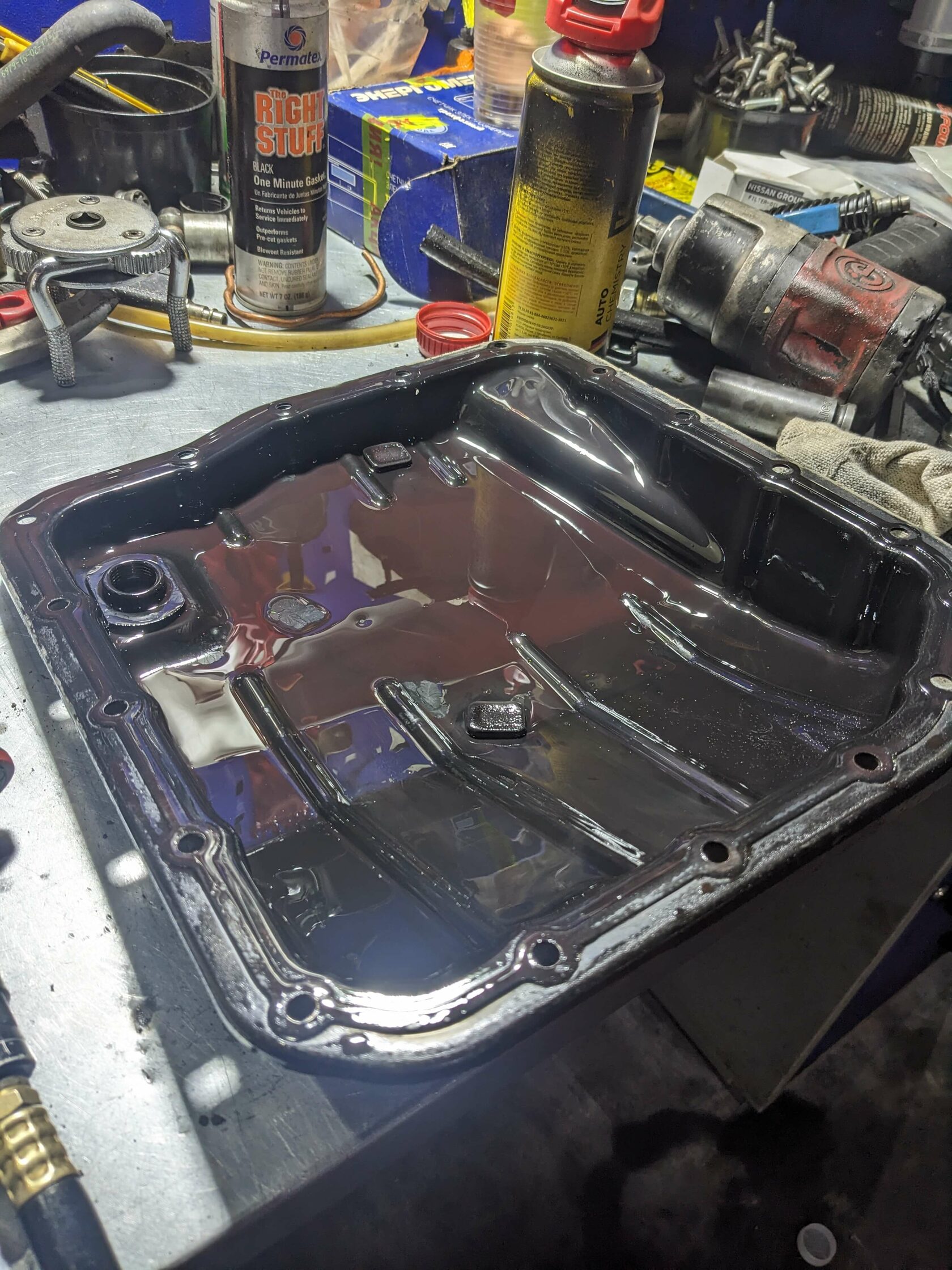 Состояние магнитов в поддоне АКПП Toyota