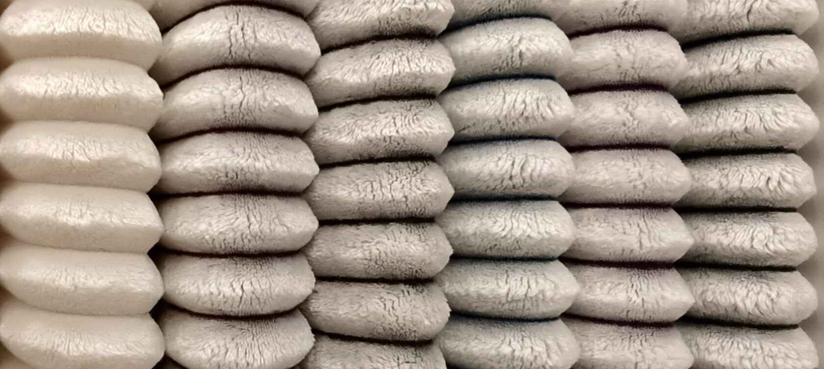 Ткань велсофт полоска шиншилла