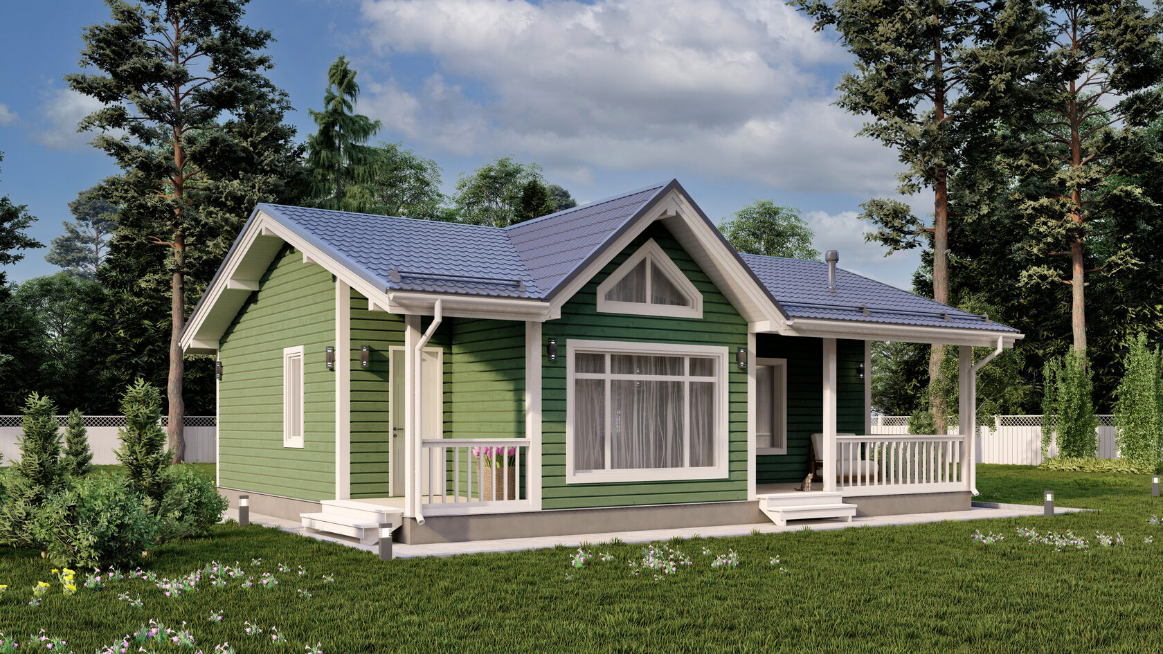 Каркасные дома под ключ для постоянного проживания