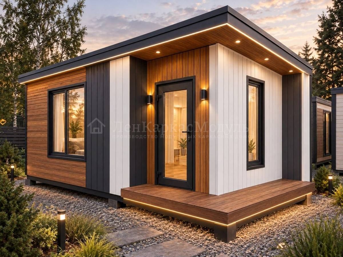 Домик 7×3 — визуализация