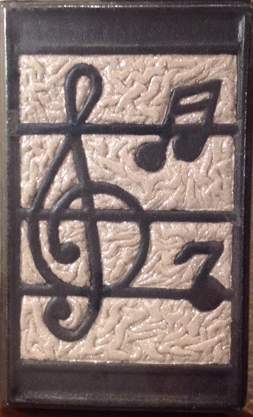 картинка подарочный блокнот из натуральной кожи мелодия музыкальный