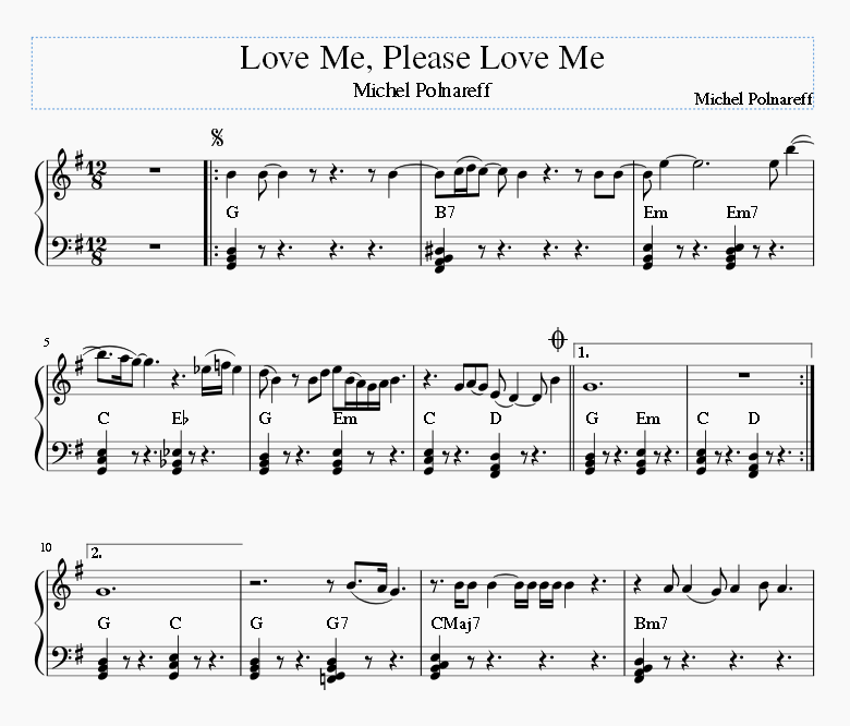 Love Me, Please Love Me