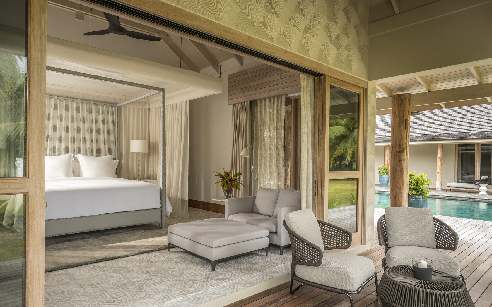 Президентская вилла с семью спальнями в Four Seasons Resort Seychelles at Desroches Island