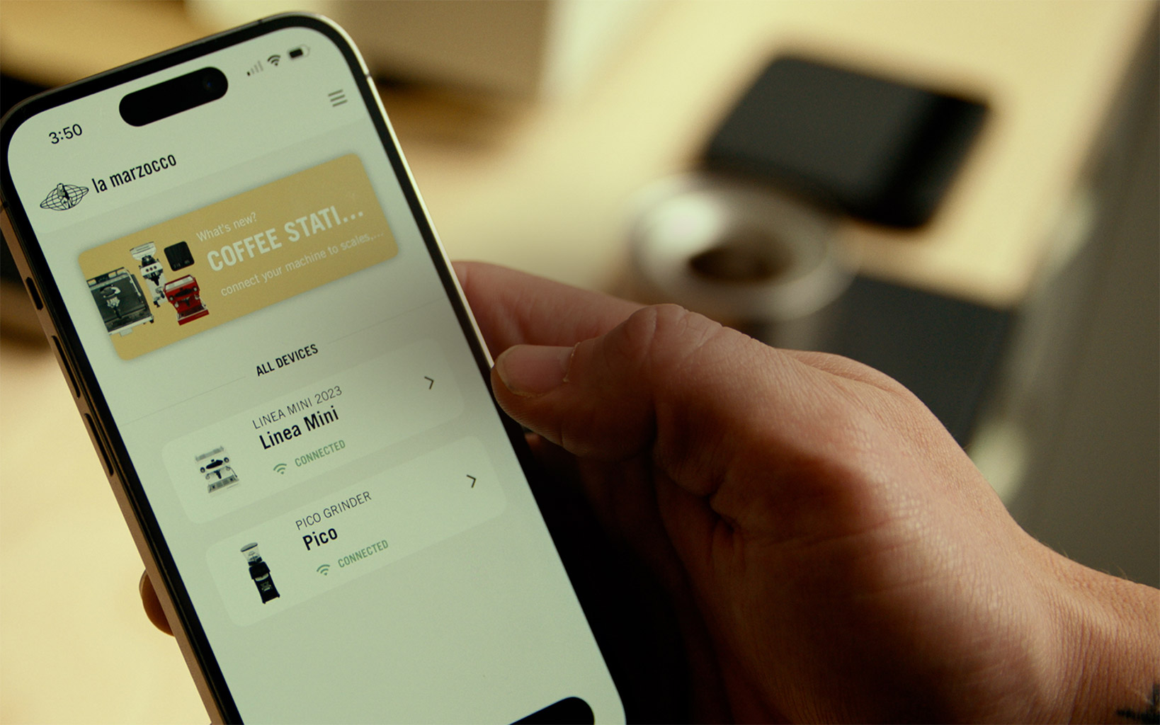 Совместимость с La Marzocco Pro App