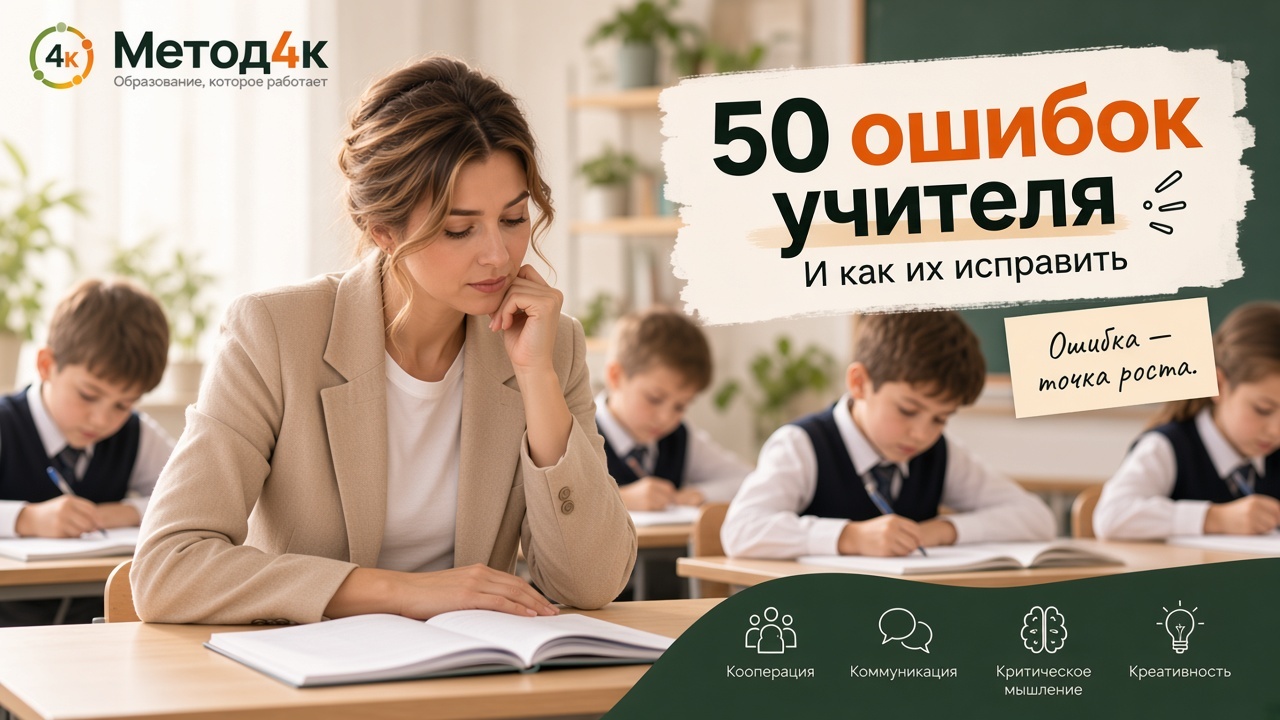 50 ошибок учителя и как их исправить